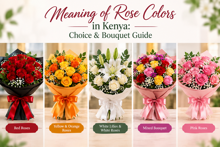 Meaning of Rose Colors in Kenya: Choice & Bouquet Guide image by MJflowers