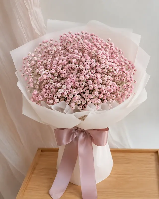 MJflowers Baby’s Breath Bouquet