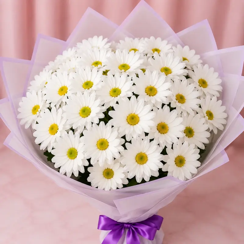 MJflowers daisies bouquet