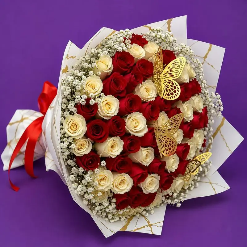 MJflowers Enchanted Roses Bouquet