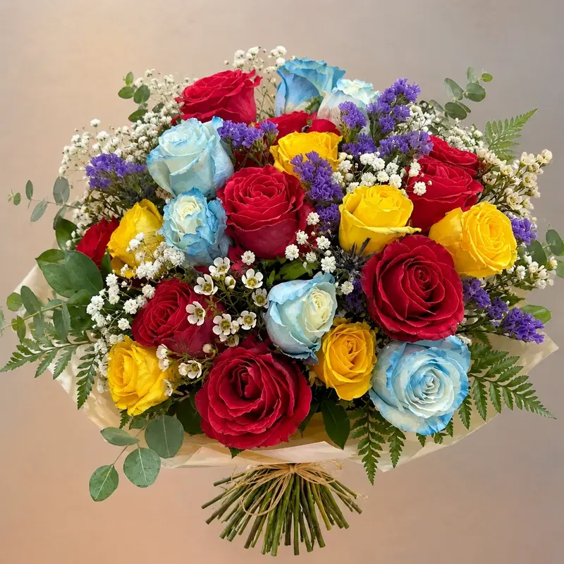MJflowers Rainbow Romance Bouquet