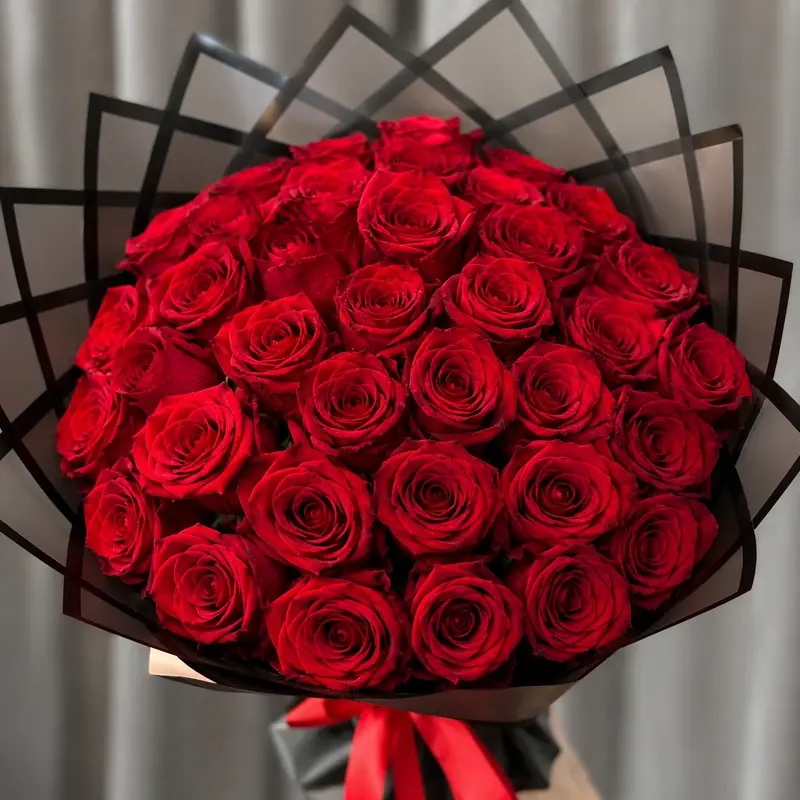 Classic Red Roses Bouquet image by MJflowers