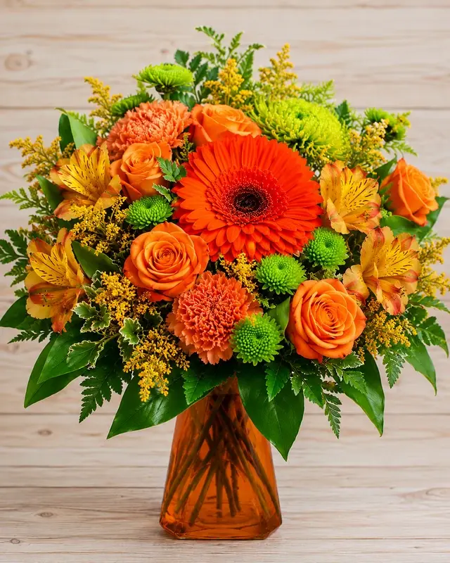 Orange Crush Bouquet image by MJflowers